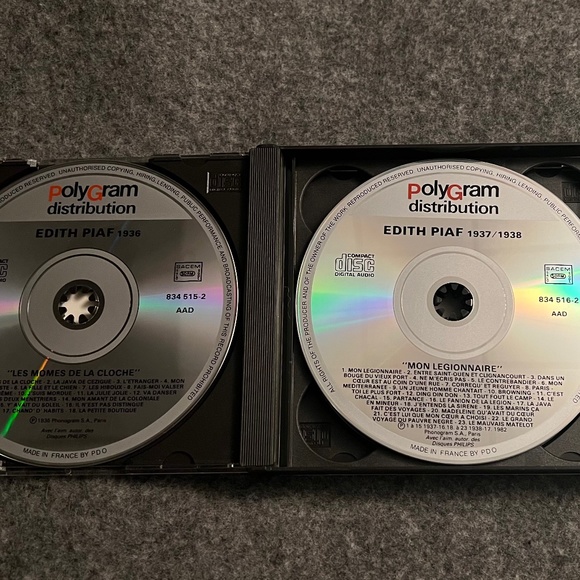 EDITH PIAF L'Integrale 1936-1945 [Box] (CD, Oct-1988, 4 Discs, Verve) - Picture 6 of 7